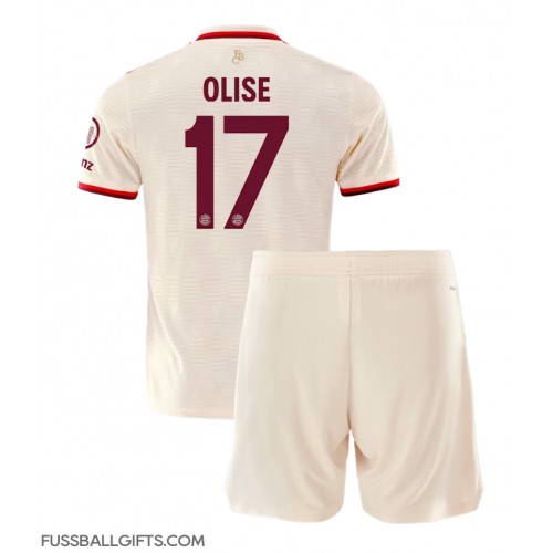 Bayern Munich Michael Olise #17 Fußballbekleidung 3rd trikot Kinder 2024-25 Kurzarm (+ kurze hosen)